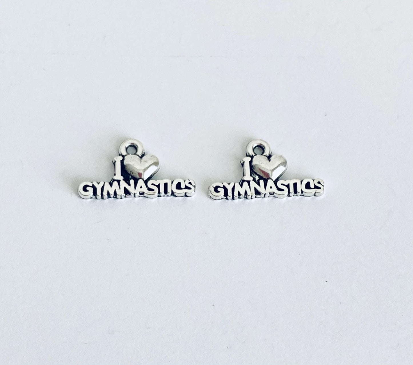 I Love Gymnastics Charm