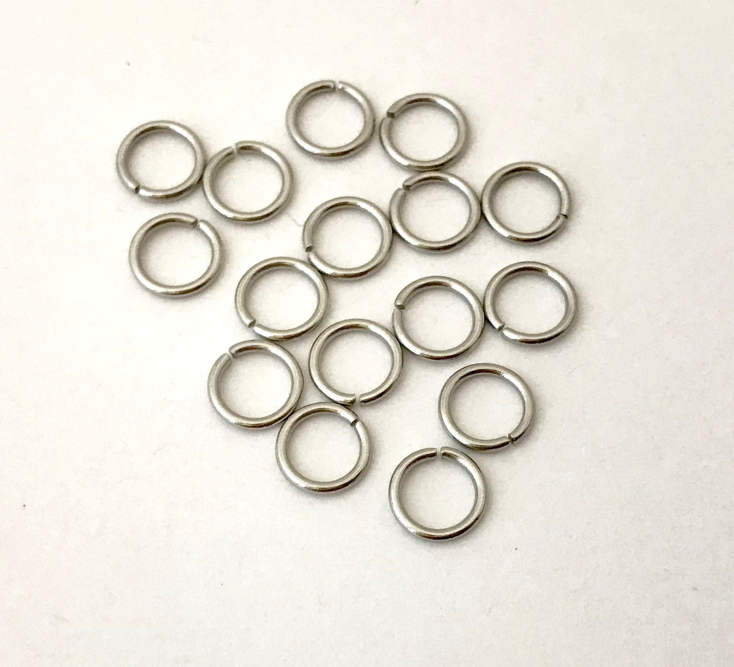 Thin Stainless Steel Open Jump Ring (5mm)