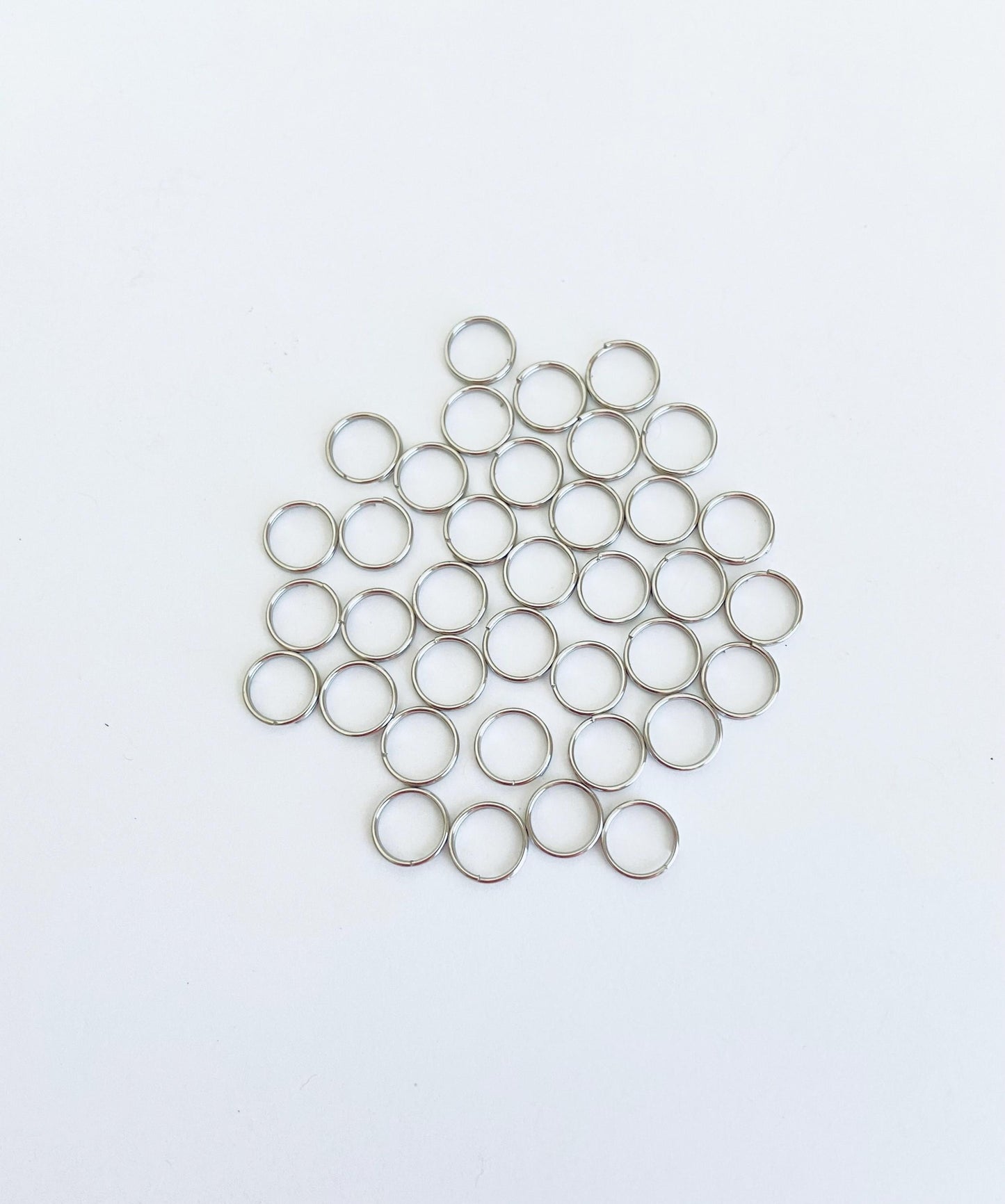 Thin Small Split Rings (8mm)