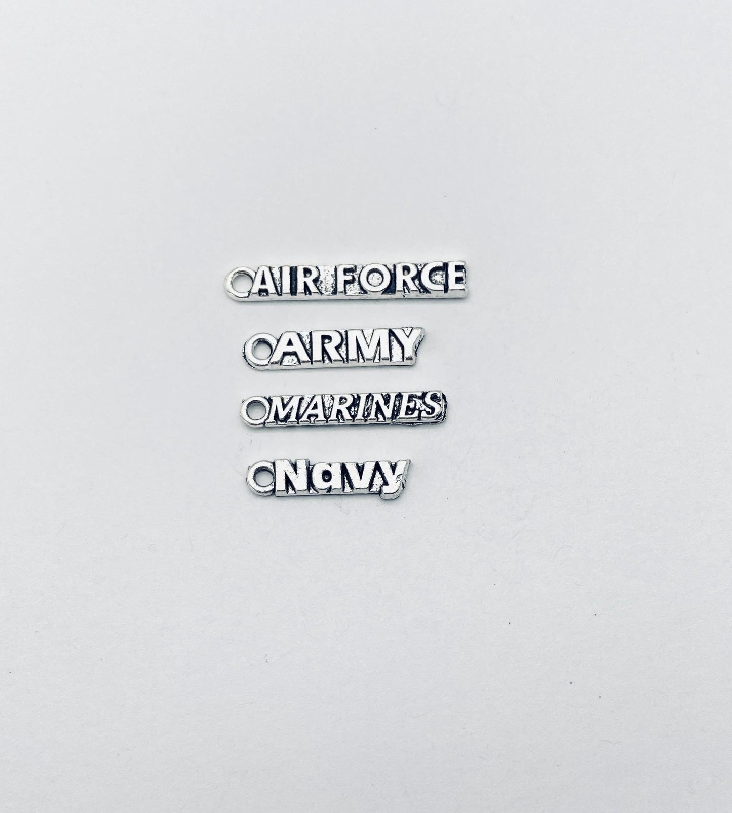 Military Charms - Air Force. Army. Marines. Navy