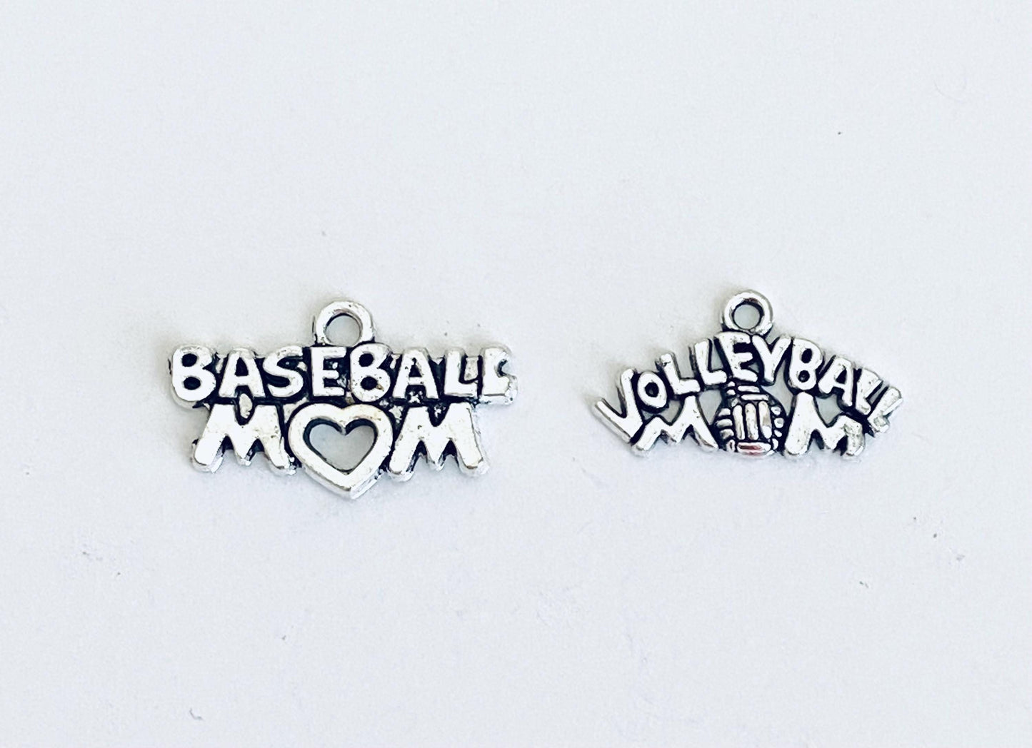 Sports Mom Charm (Baseball Mom OR Volleyball Mom)