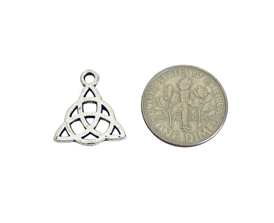 Base Metal Small Celtic Knot Charm
