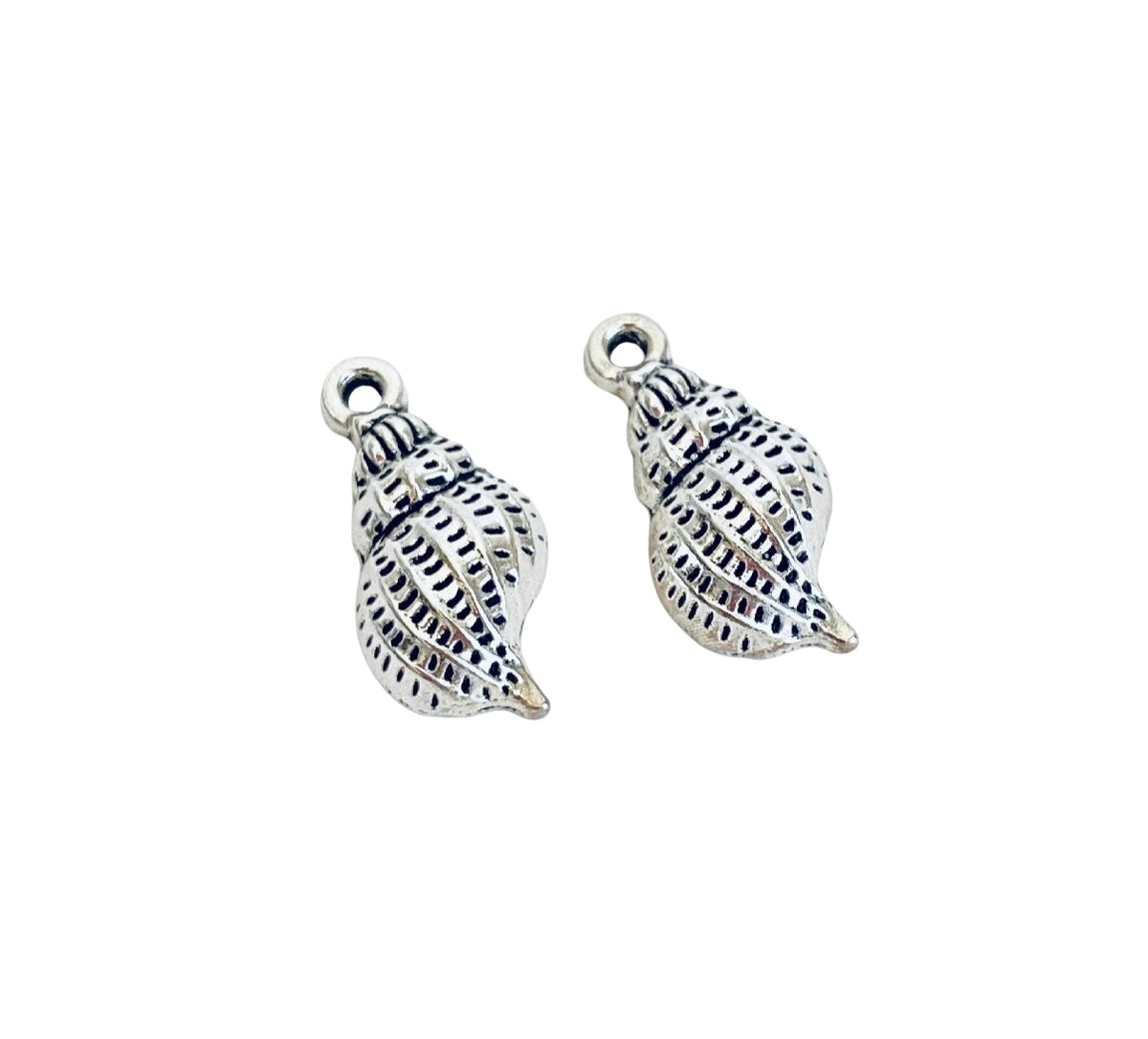 Base Metal Seashell Charm