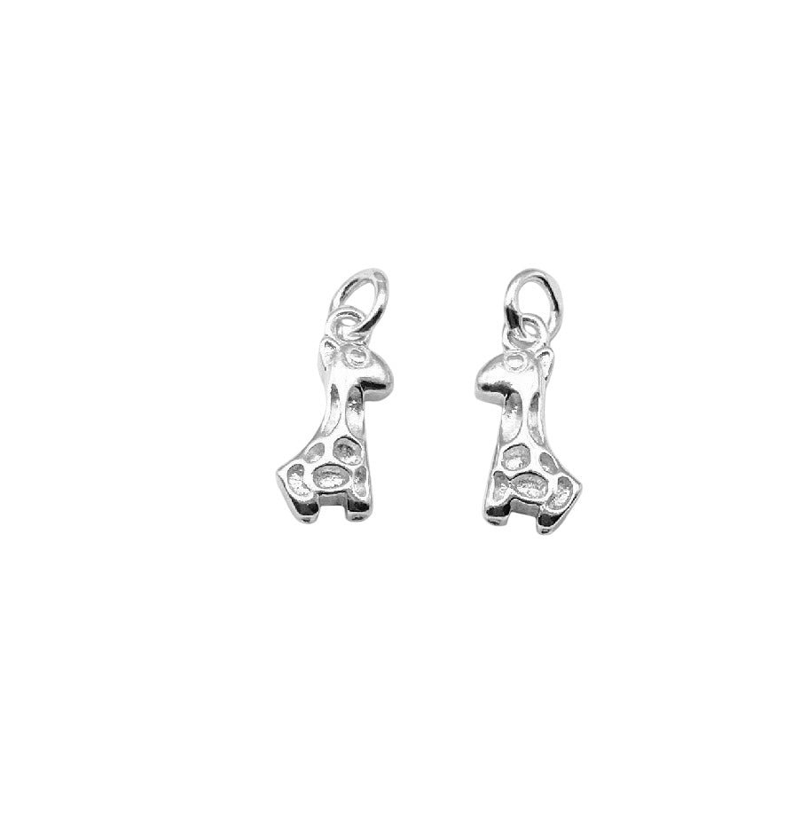 Sterling Silver Giraffe Charm • Sold Individually