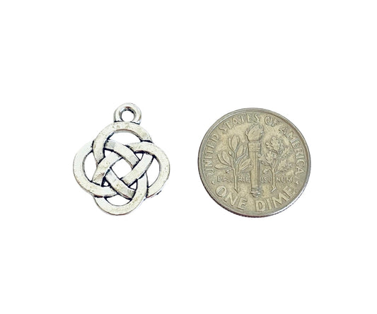 Base Metal Celtic Knot Charm