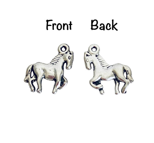 Base Metal Pony Charm