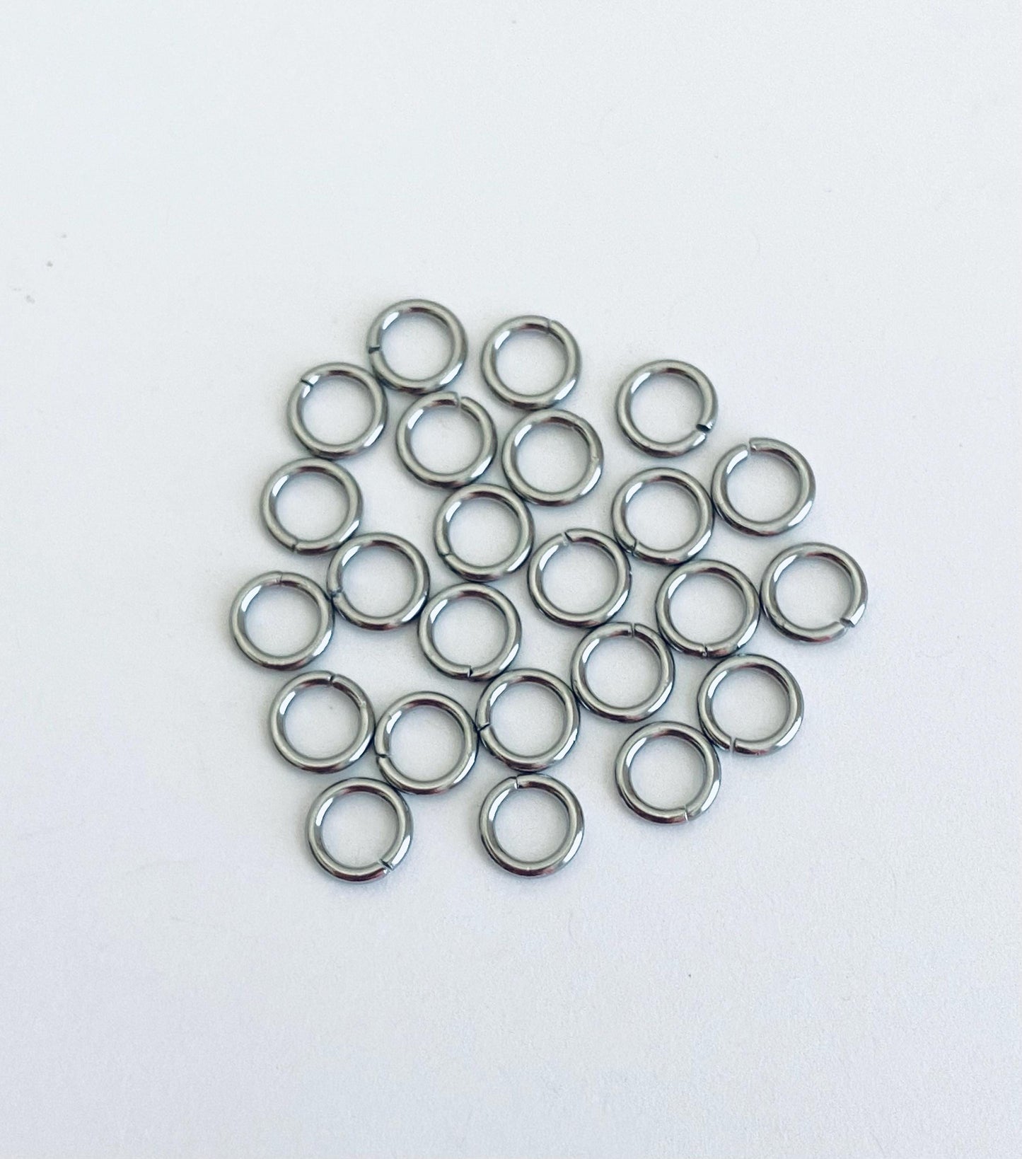 Thick Stainless Steel Jump Rings (6mm)
