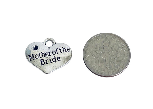 Base Metal Wedding Charms (Mother of Bride • Bride • Sister of Bride • Bridesmaid)