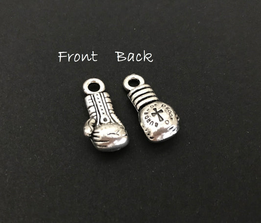 Base Metal Boxing Glove Charm