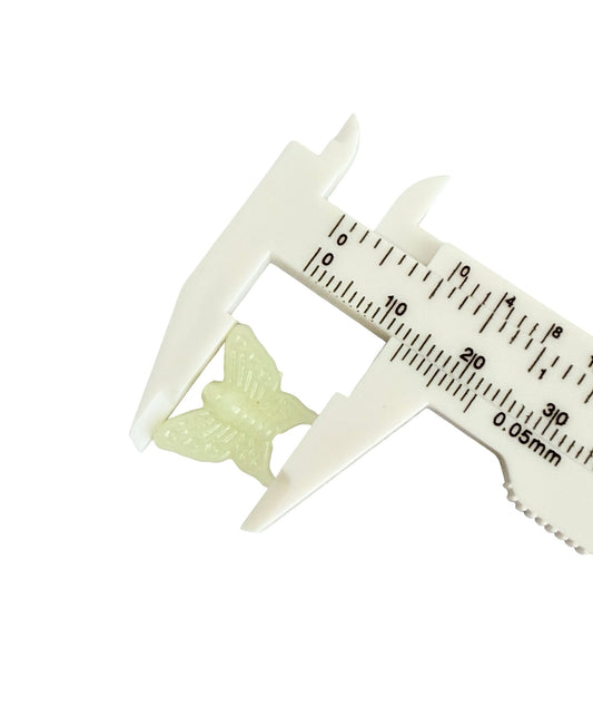 Small Acrylic Butterfly Beads • Random Mix of Translucent Colors • Butterfly Beads for Jewelry Making