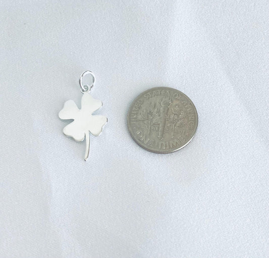 Sterling Silver Four Leaf Clover Charm