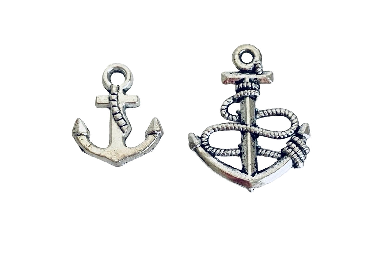 Base Metal Anchor Charms