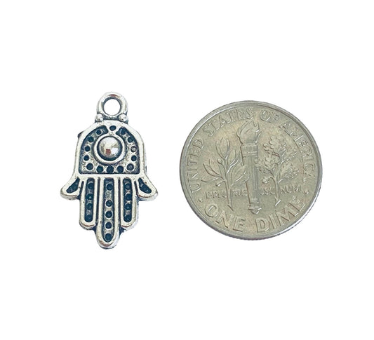 Base Metal Hamsa Charm
