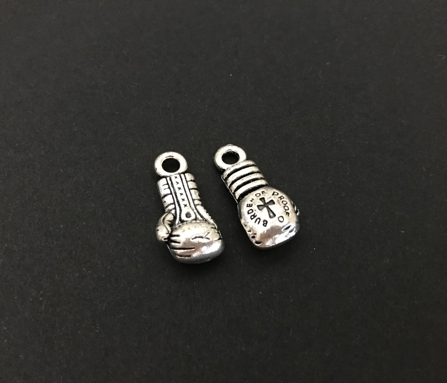 Base Metal Boxing Glove Charm