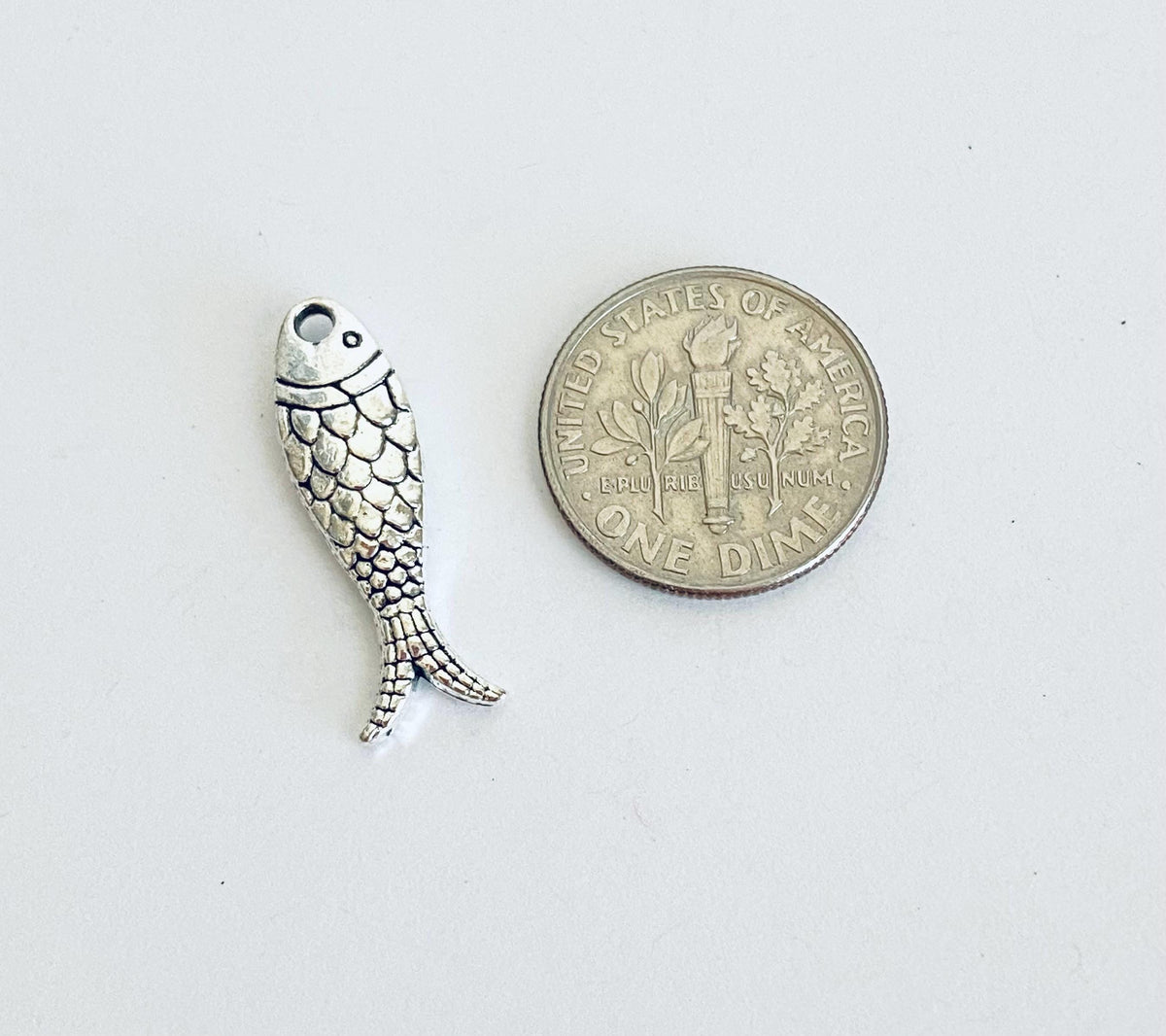 Base Metal Small Fish Charms