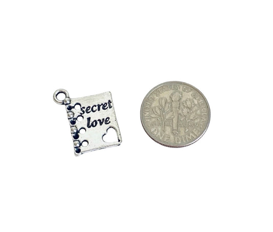 Base Metal Small Secret Love Charm