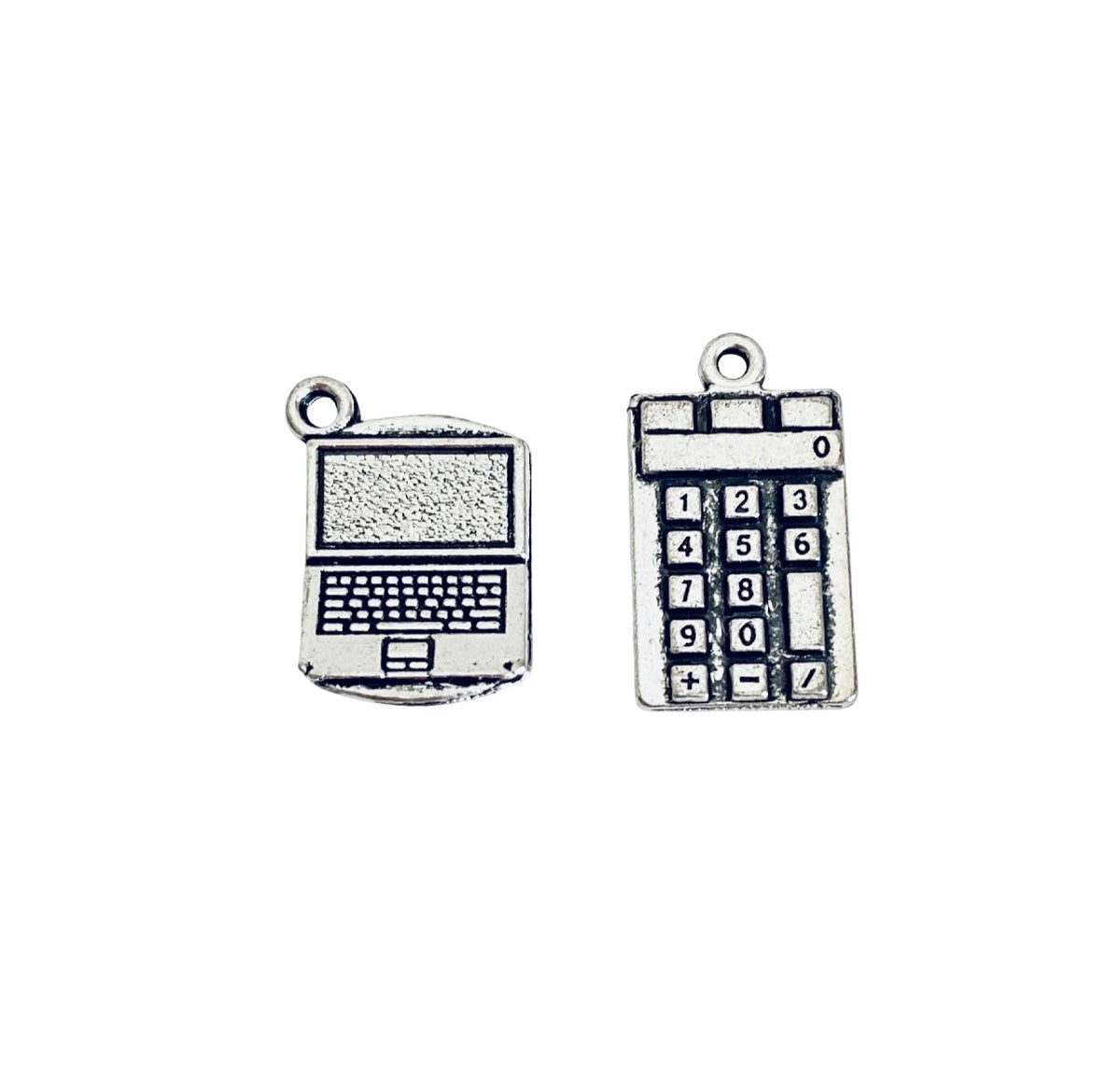 Base Metal Laptop or Calculator Charm