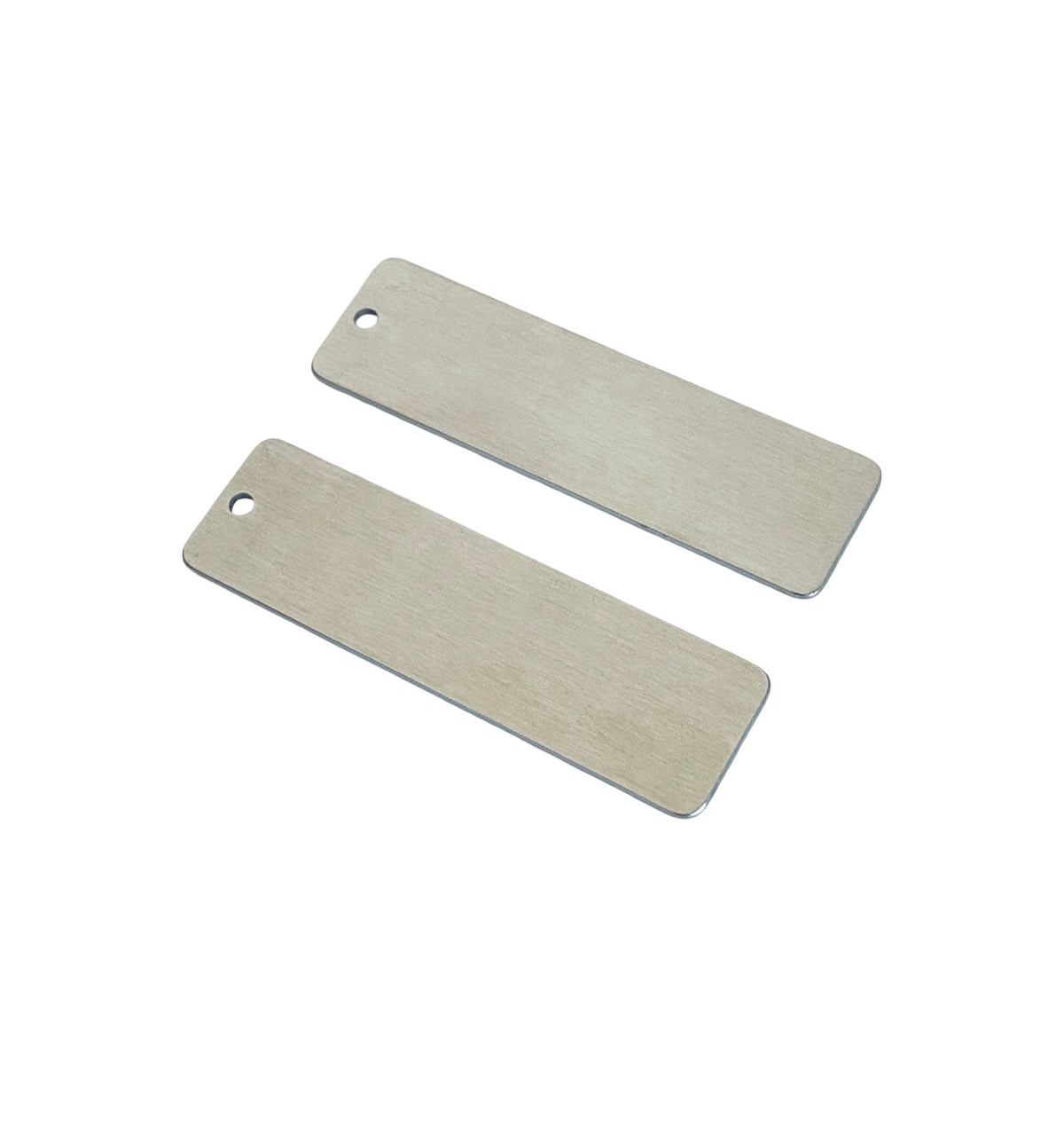 Matte Stainless Steel Long Bar Blank • 16mm x 56mm
