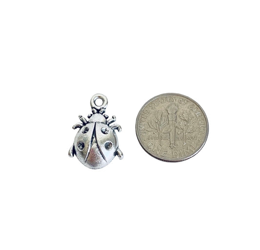 Base Metal Ladybug Charm