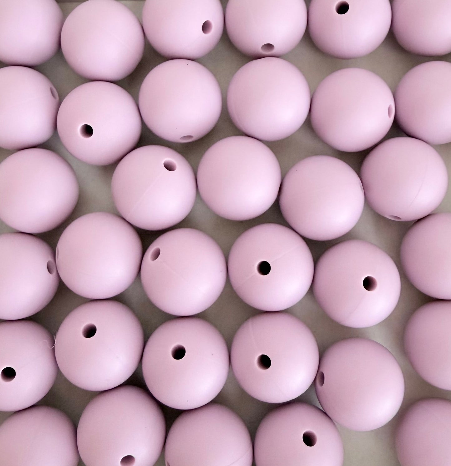 15mm Lavender Silicone Beads • Round Beads (Sold Per Piece) for Jewelry Making, Keychains & DIY Crafts