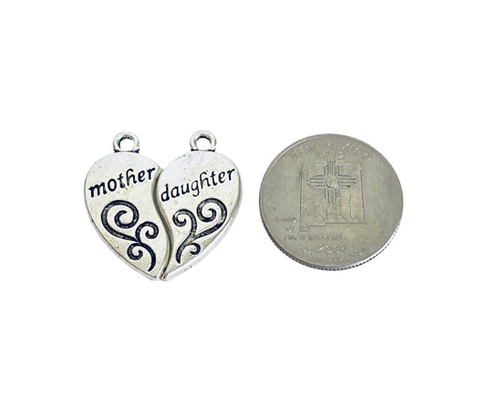 Base Metal Mother & Daughter Charms