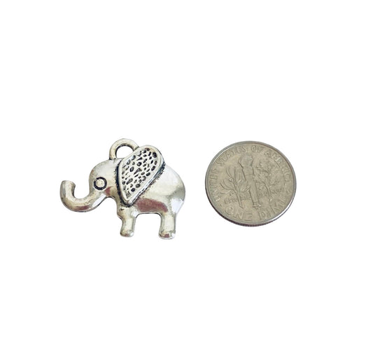 Base Metal Elephant Charm