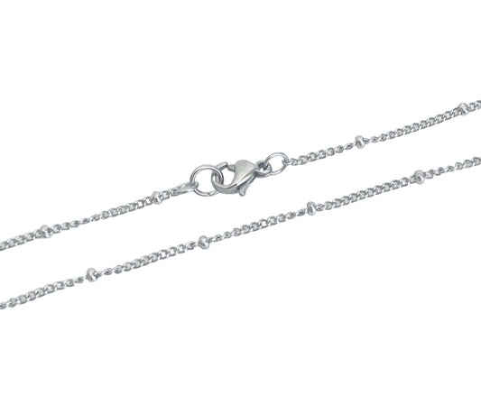 Satellite Chain Necklace • Stainless Steel & Gold over Stainless Steel