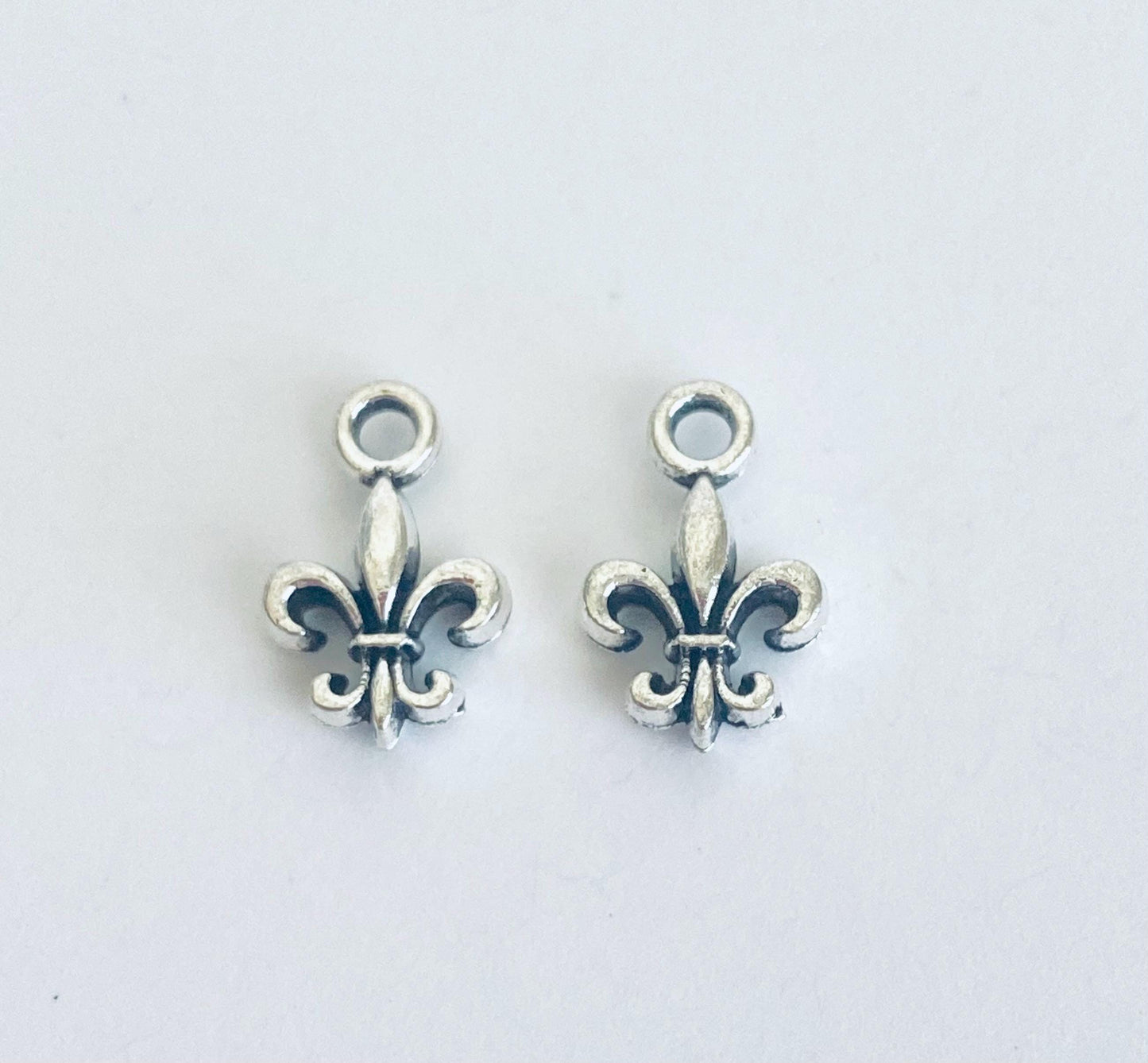 Tiny Fleur de Lis Charm
