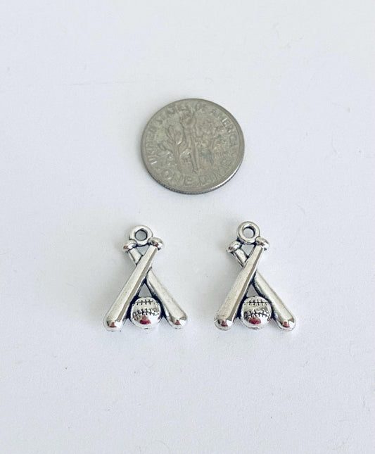 Baseball Bats Charm