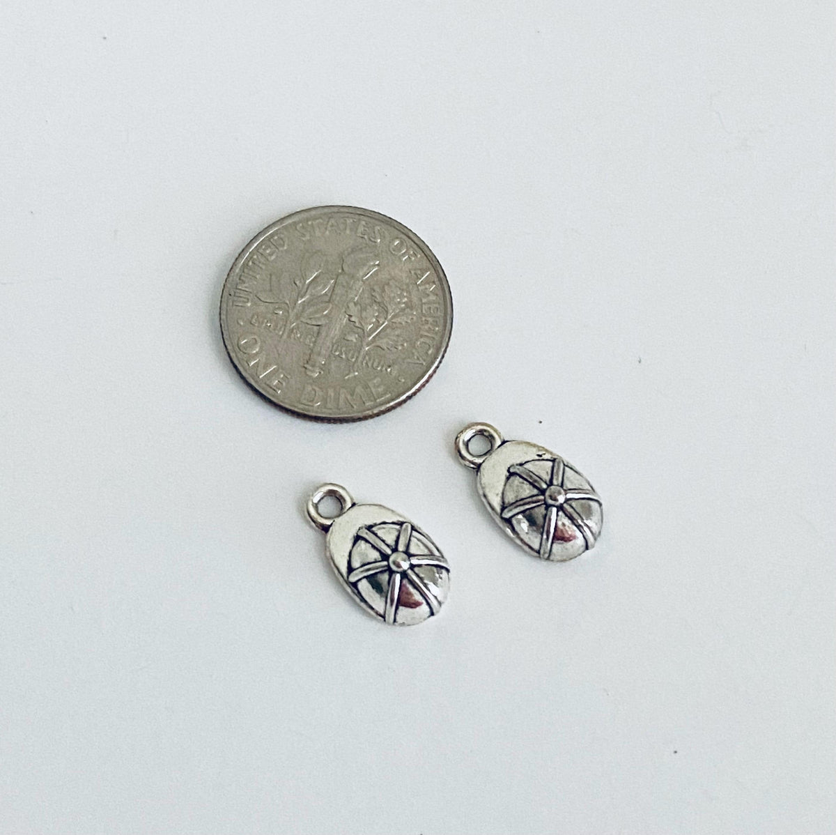 Tiny Baseball Cap Charm