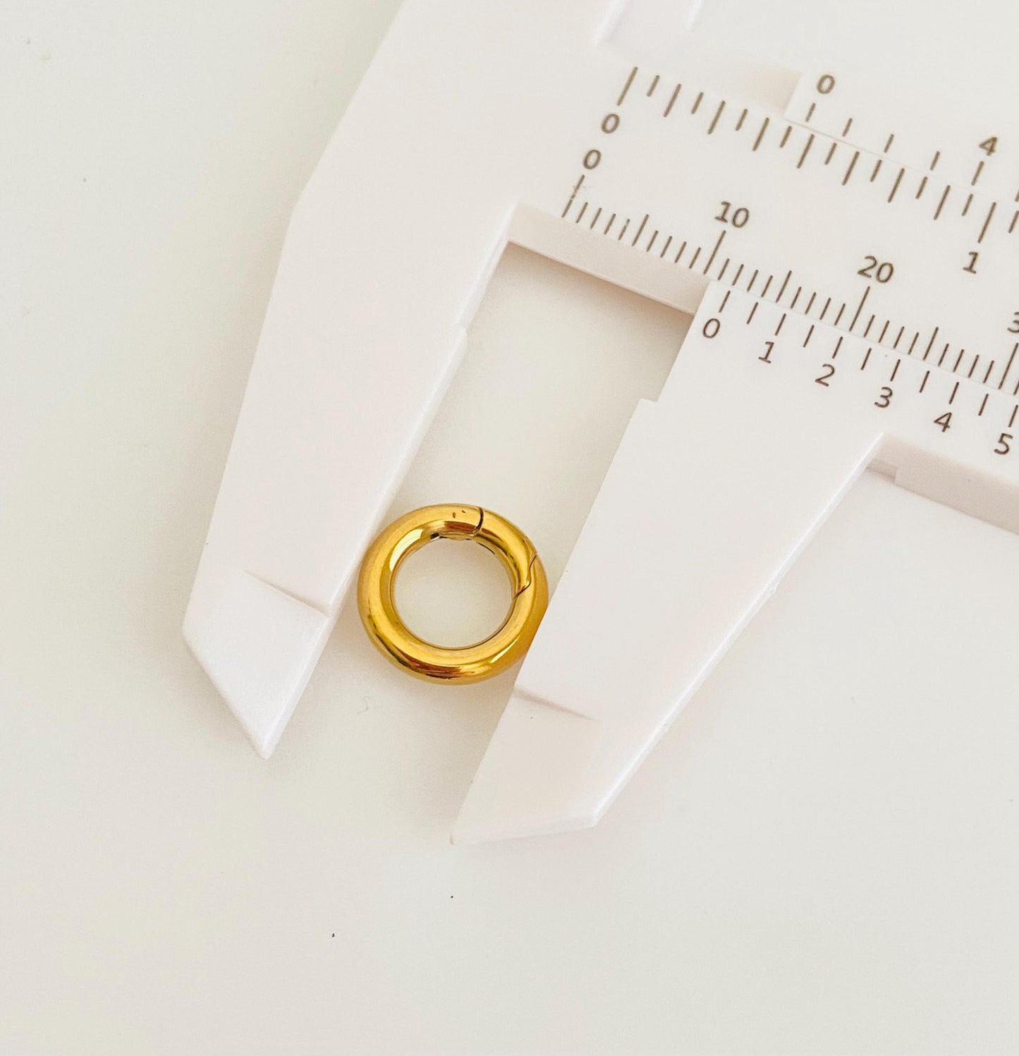 12mm Stainless Steel Round Open Clasp