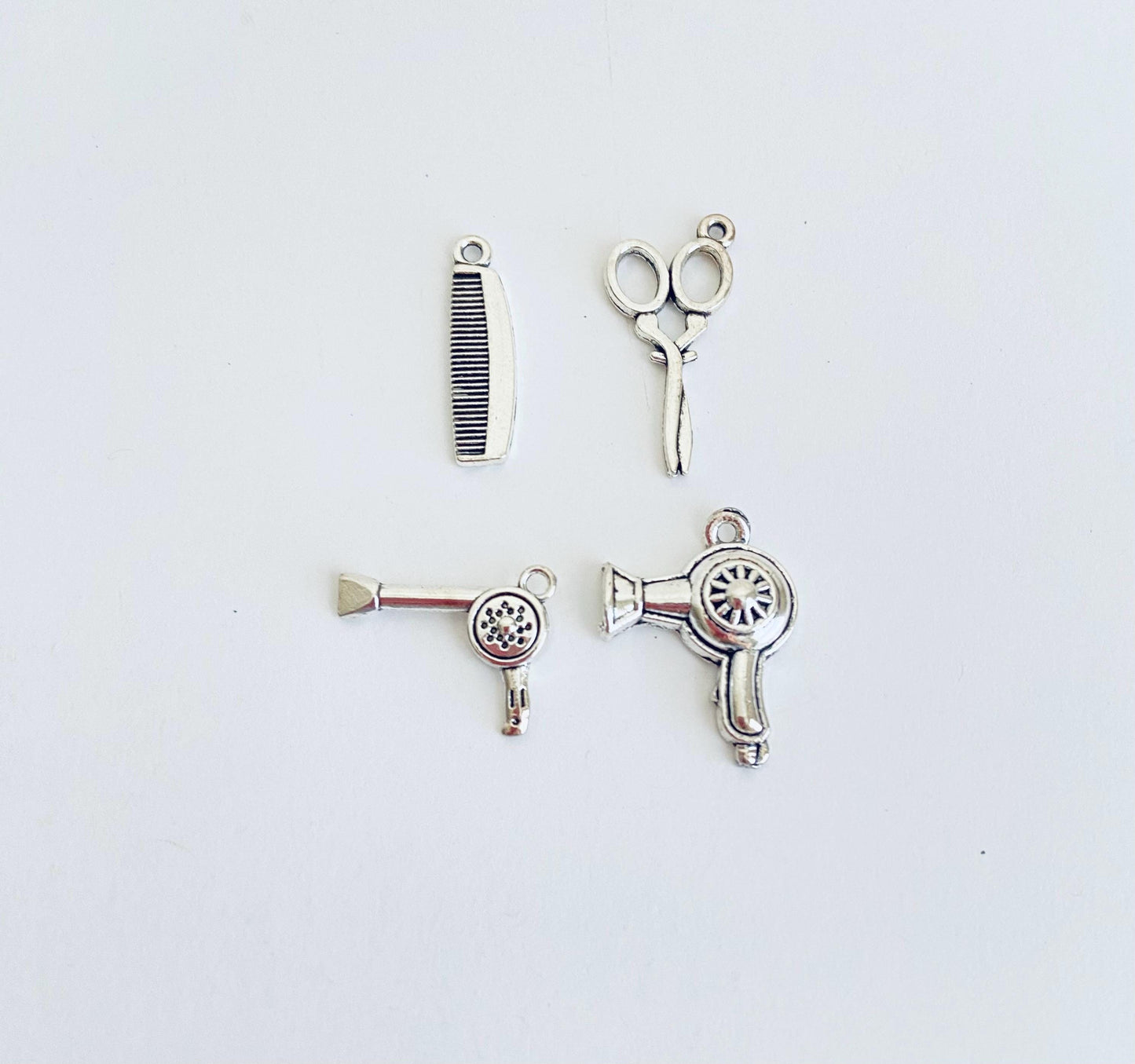 Base Metal Hair Salon Charm