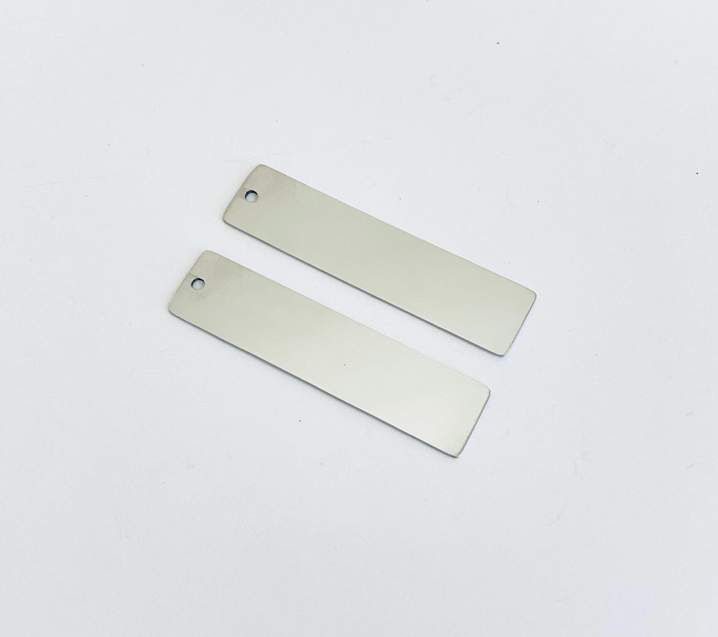 Stainless Steel Long Blank - 12x 50mm - Engravable