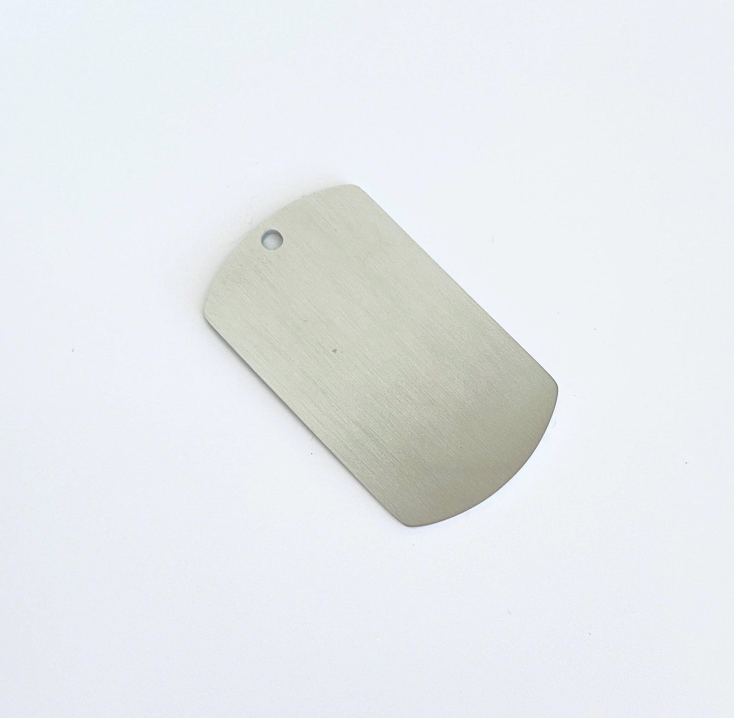 Personalizable Stainless Steel Dog Tag Blanks (25mm x 43mm)