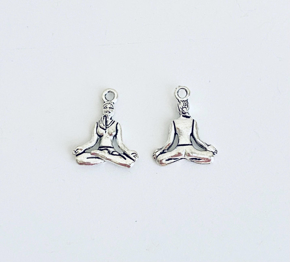 Base Metal Yoga Meditation Charms