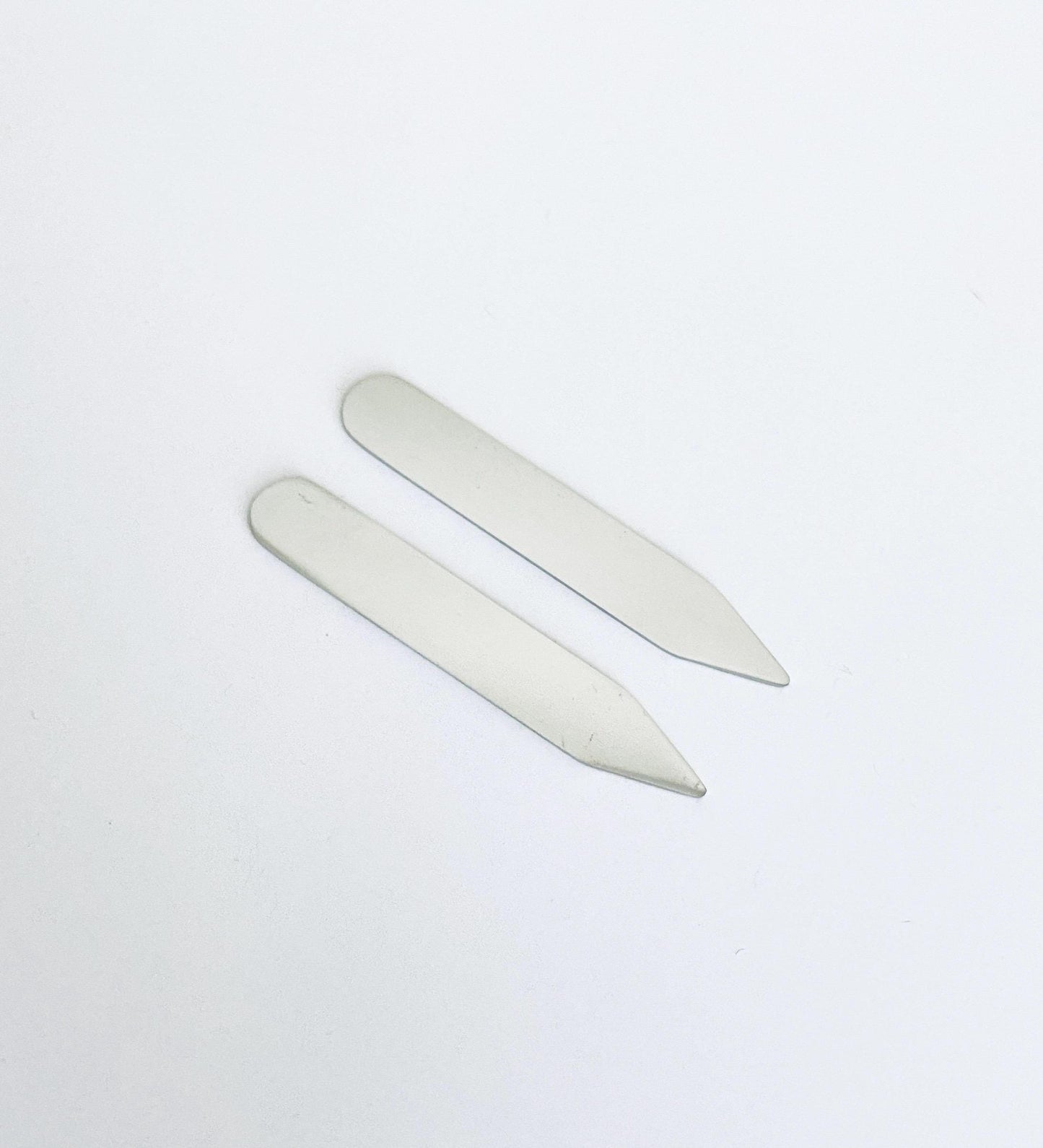9x56mm Stainless Steel Collar Stay Blank • Engravable Blank for Personalized Gifts & DIY Crafts