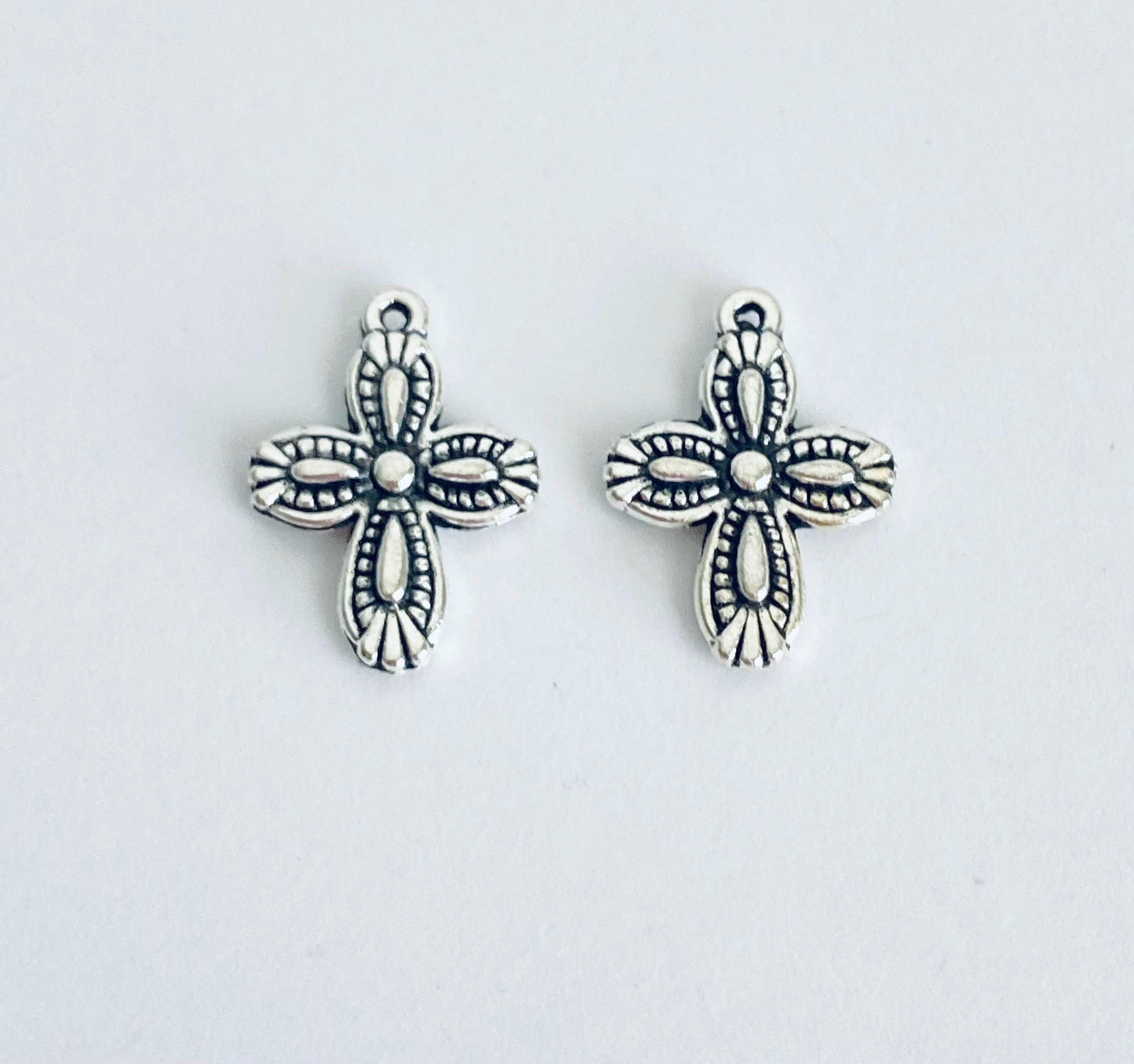 Vintage Style Cross Charm