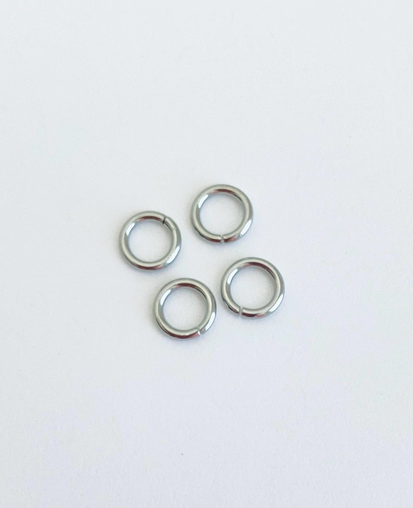 Thick Stainless Steel Jump Rings (6mm)