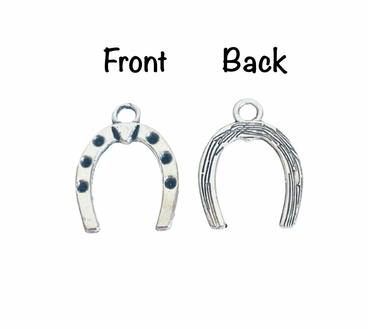 Base Metal Horseshoe Charm