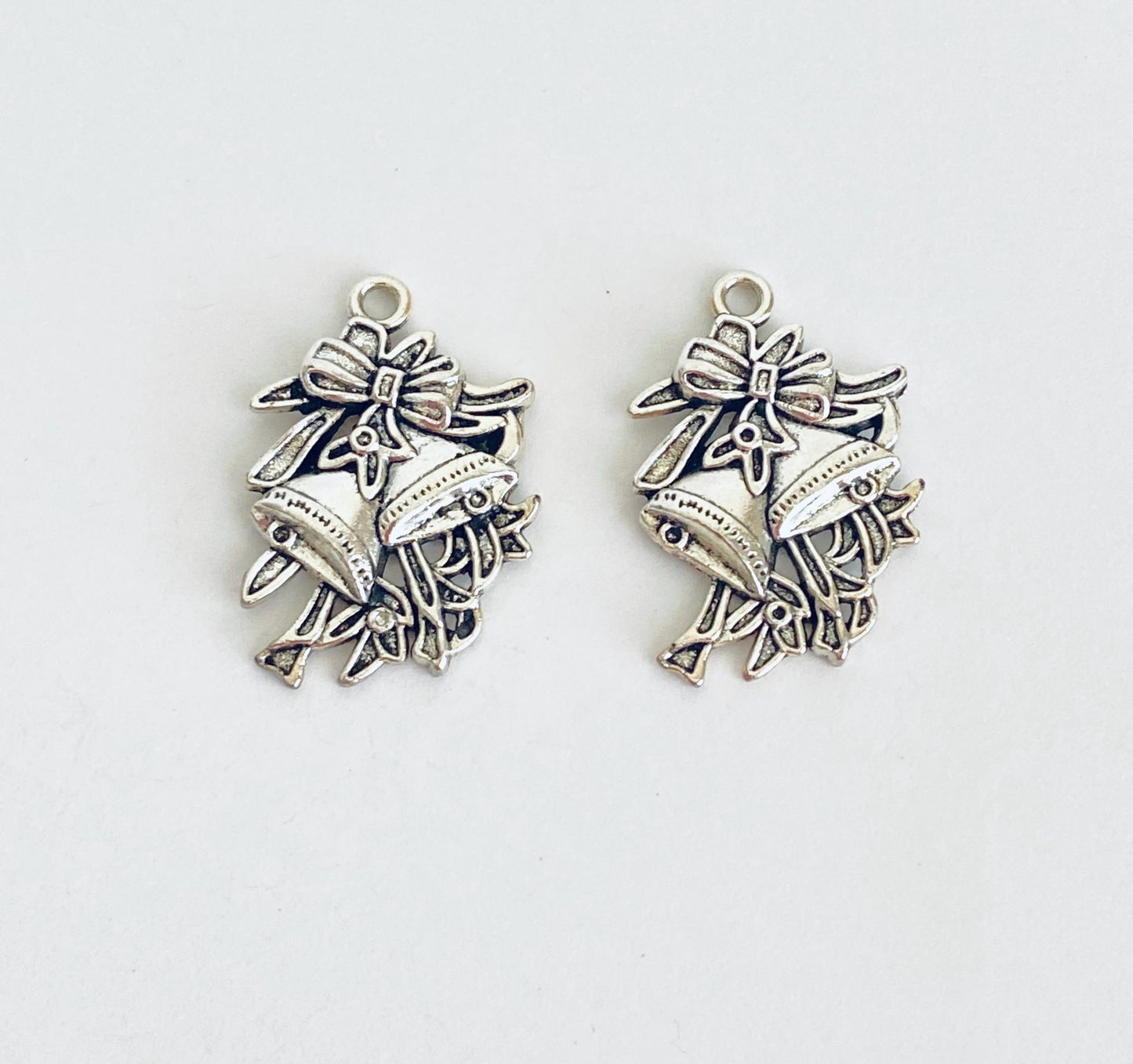 Base Metal Christmas Bells Charm