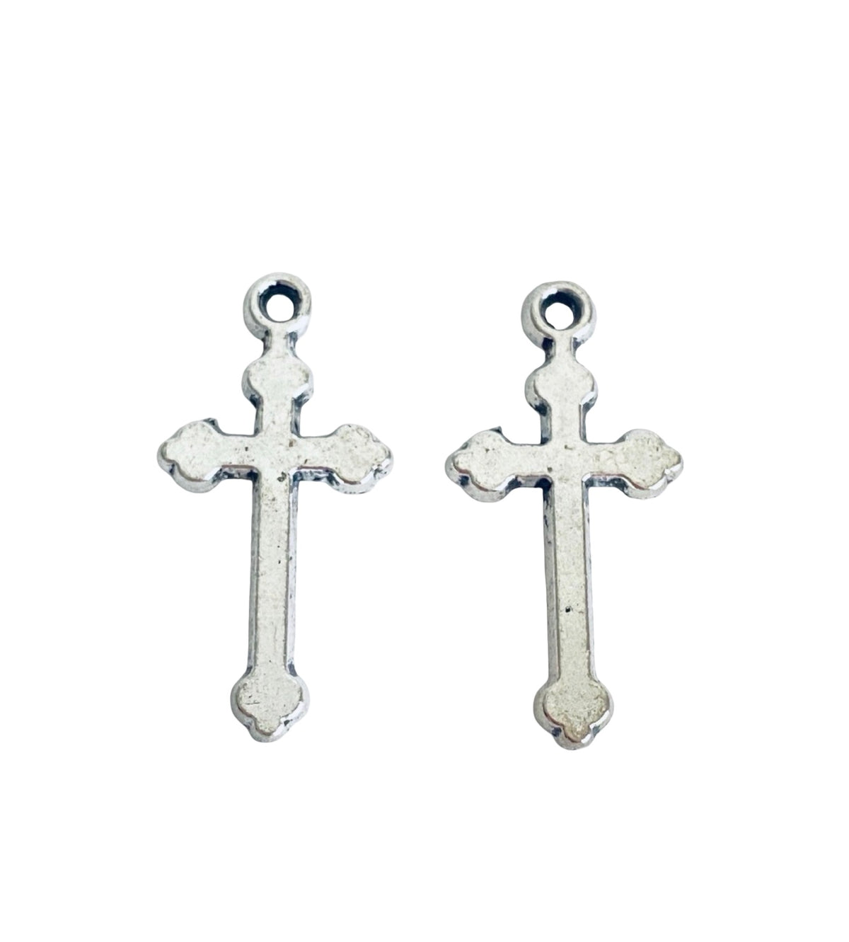 Base Metal Cross Charm