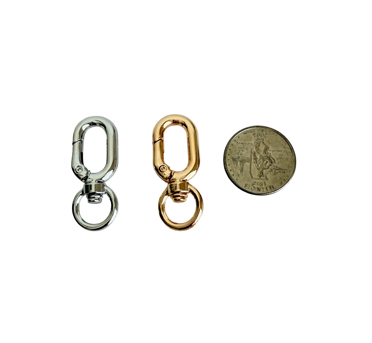 Oblong Clip-On Clasp Connector