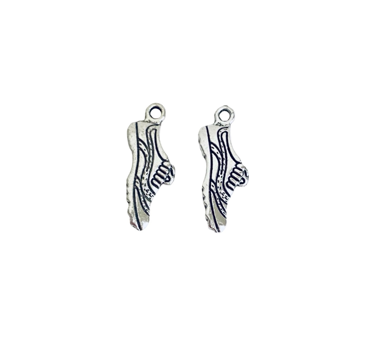 Base Metal Small Running Shoe Charm
