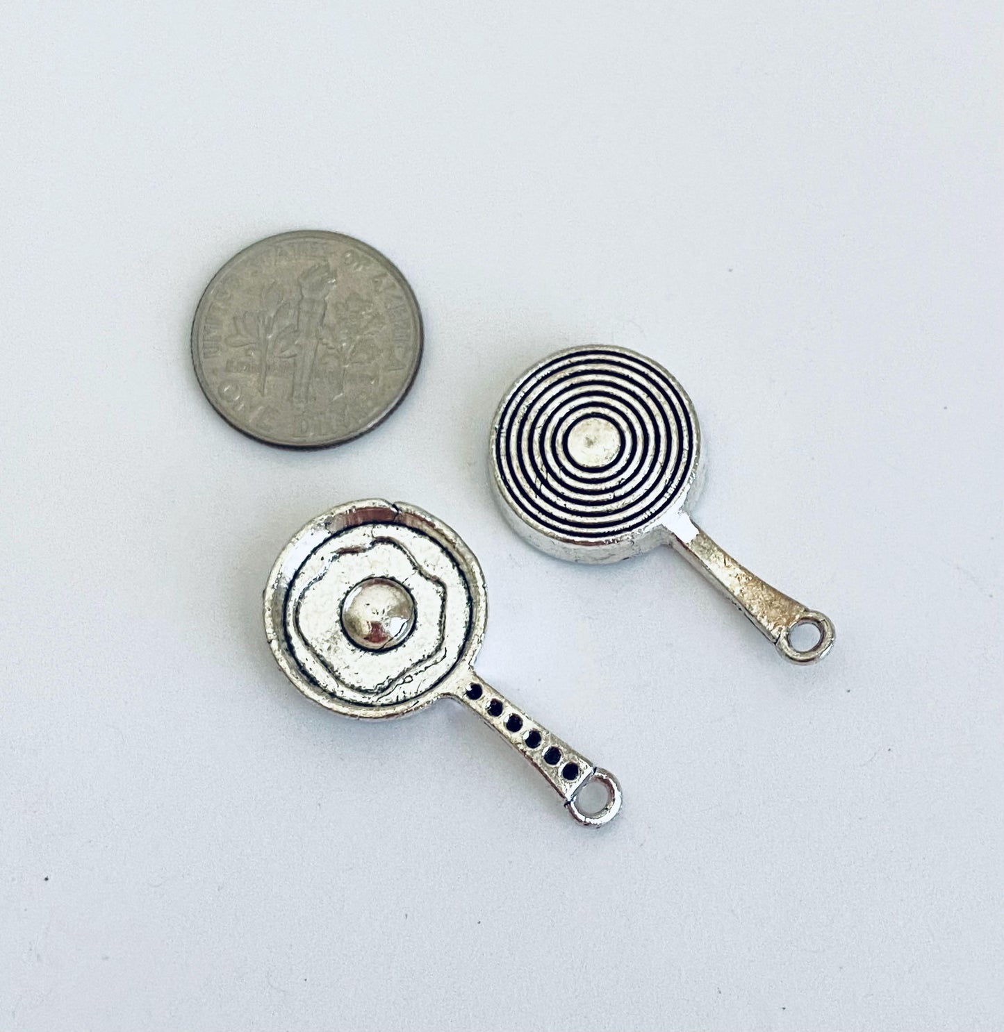 Frying Pan Egg Charm
