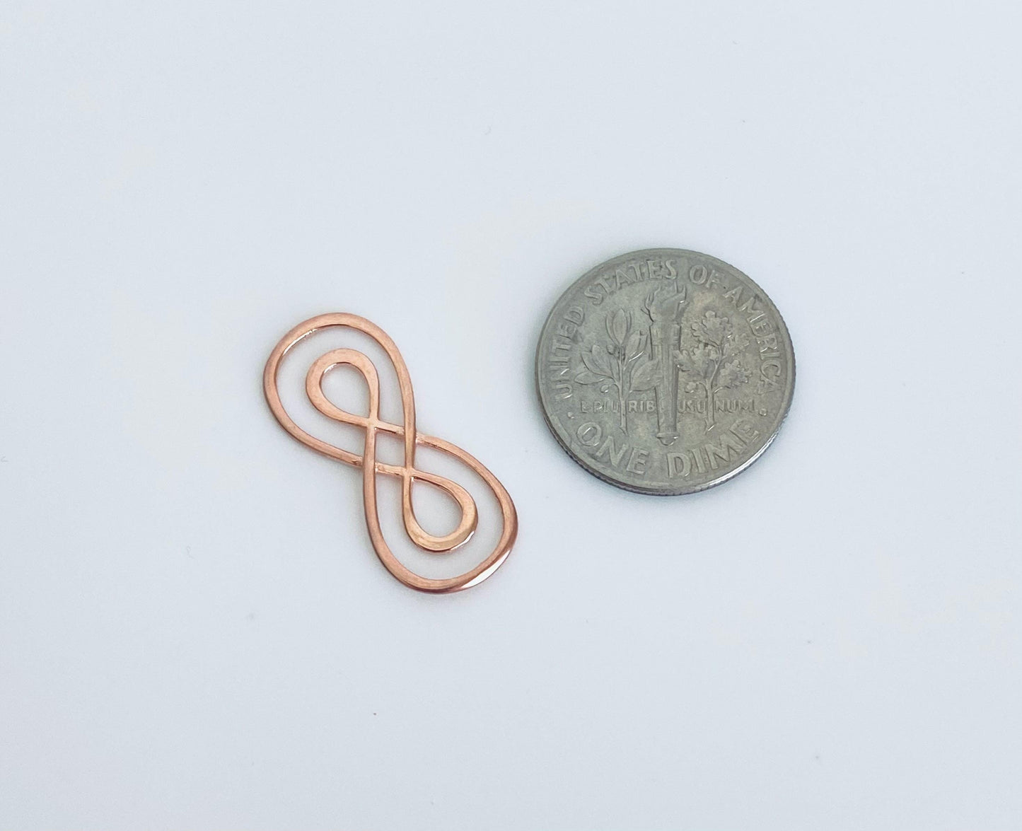 925 Sterling Silver Double Infinity Charm