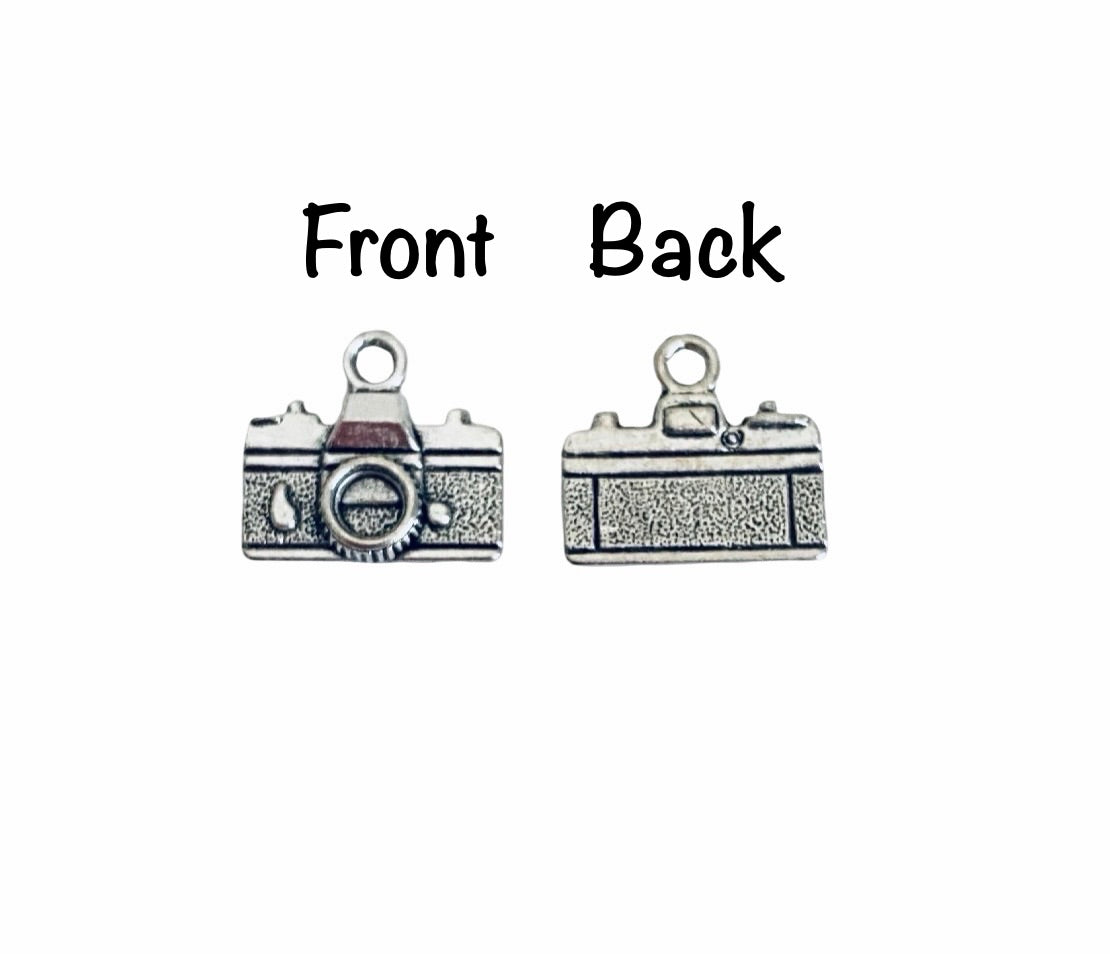 Base Metal Small Camera Charm