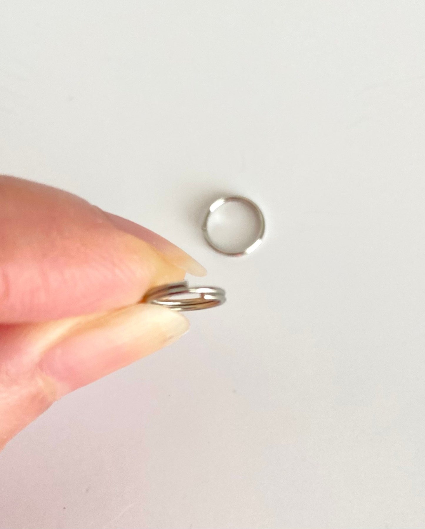 Thin Small Split Rings (8mm)