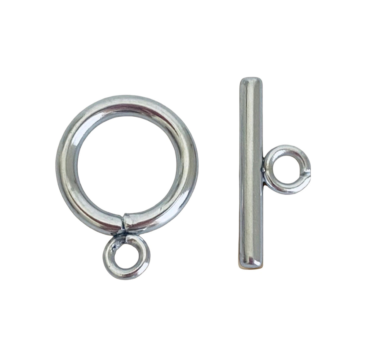 12mm Toggle Clasp • Stainless Steel • Gold over Stainless Steel