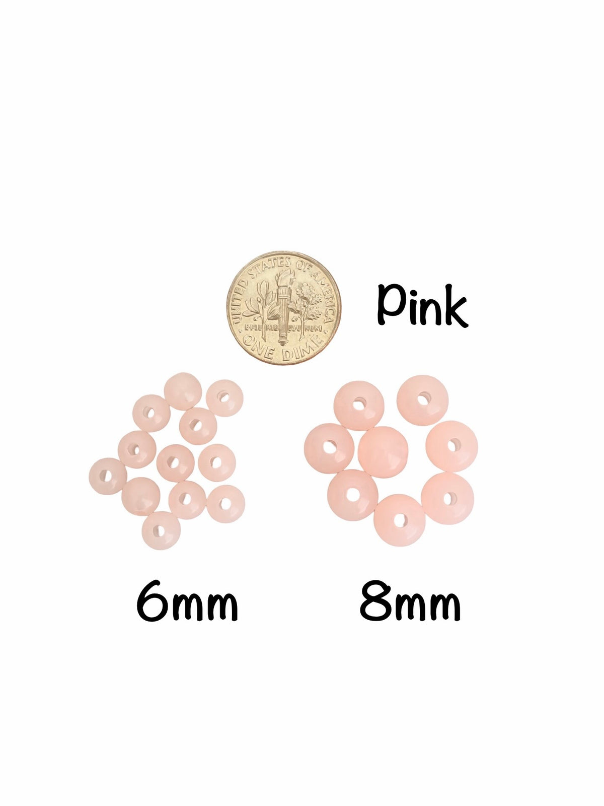 Acrylic Round Beads • Solid or Random Mix of Translucent Colors • 6mm, 8mm & 10mm Round Beads for Jewelry Making