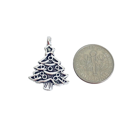 Base Metal Christmas Tree Charm